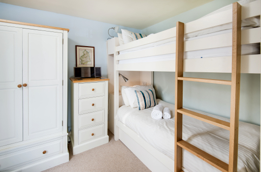 Bunks, Cullernose Cottage, Newton Holiday Cottages, Northumberland Bunks