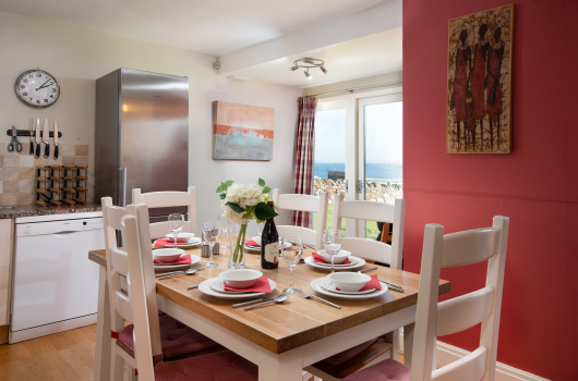 Dining Area, Haven Cottage, Newton Holiday Cottages, Northumberland Dining Area