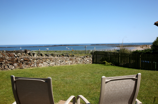 Garden View, Haven Cottage, Newton Holiday Cottages, Northumberland Garden View
